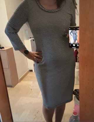 Vestido Rayas Ralph Lauren Talla L