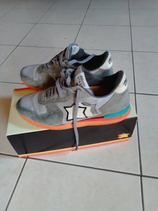 Atlantic Stars Sneakers Uomo Grigio Arancione
