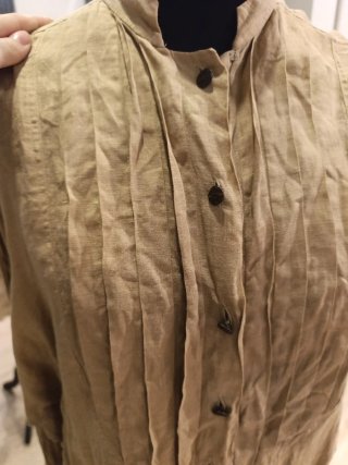 Camisa de lino estilo inglés