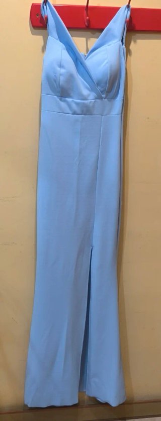 Vestido fiesta largo azul Voggin Talla XS