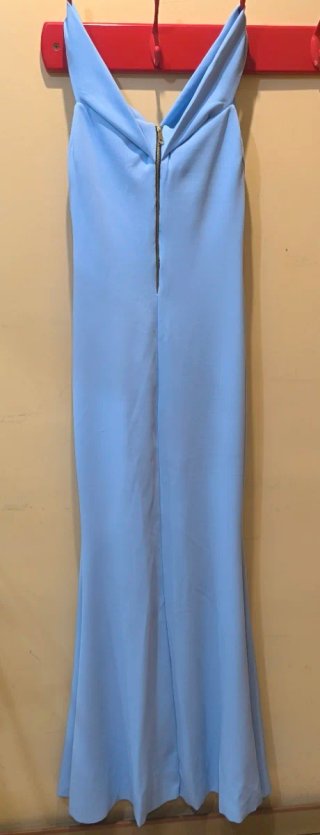 Vestido fiesta largo azul Voggin Talla XS