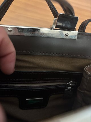 Bolso vintage piel pitón