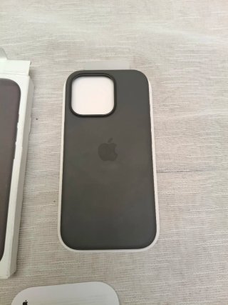 Funda Silicona MagSafe iPhone Apple Gris