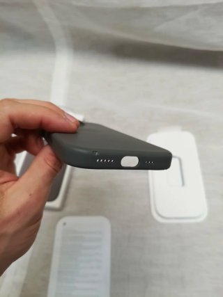 Funda Silicona MagSafe iPhone Apple Gris