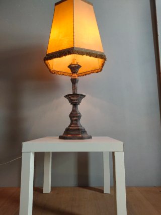 Pareja Lámparas Mesa Vintage 105cm