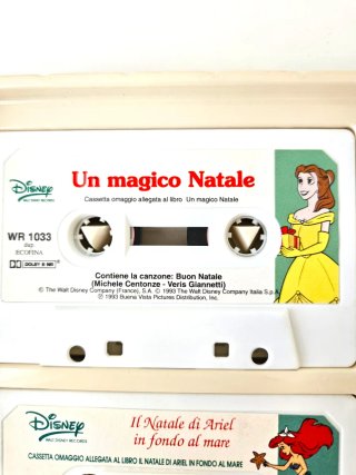 Confezione tre musicassette Disney di fiabe sonore