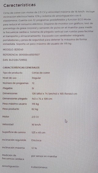 Cinta de correr Bladez Fitness TR101i