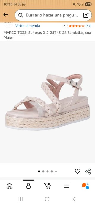 Sandalias plataforma beige y plata talla 39