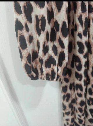 Vestido estampado leopardo