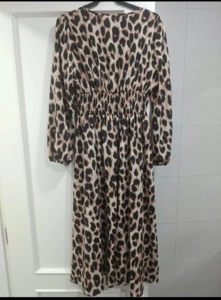 Vestido estampado leopardo