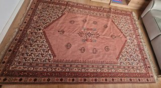 Alfombra Turca de Lana Hecha a Mano en Kudasaki