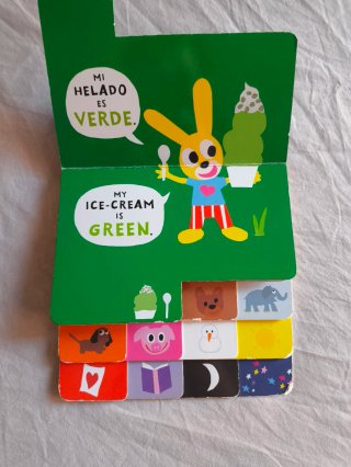 Libro infantil para aprender colores