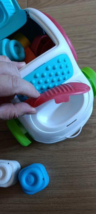 Coche de juguete para bebé con bloques-Soft Clemmy