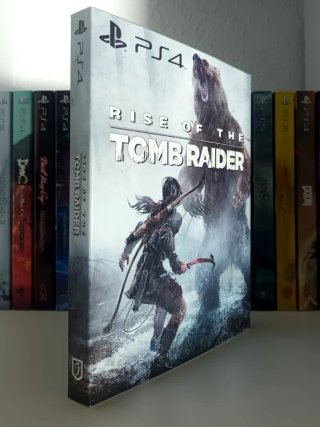 Funda Plastificada Rise of the Tomb Raider PS4