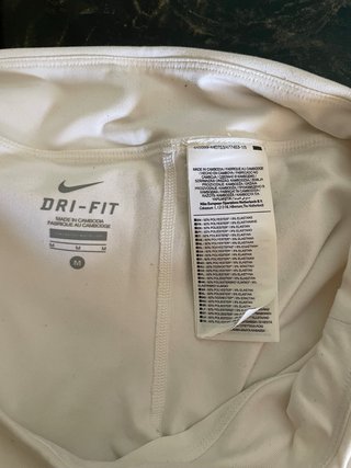 Falda de tenis/pádel Nike mujer blanca
