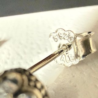 Brincos Pandora Prateados com Brilhante