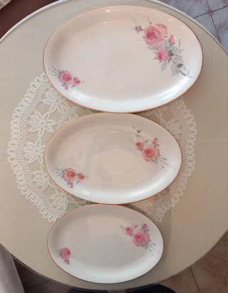 Vajilla Porcelana Vintage Porzelanit 55 Piezas