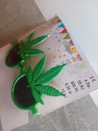 Gafas divertidas hojas carnaval