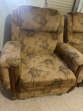 Sofá 3 plazas y 2 sillones 1 plaza retro