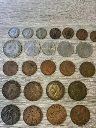 Lote de monedas antiguas