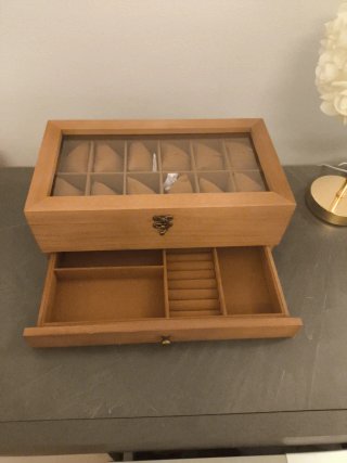 Scatola porta orologi in legno