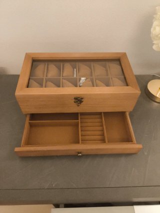 Scatola porta orologi in legno