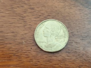 Moneda 10 céntimos Francia 1967