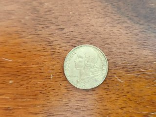 Moneda 10 céntimos Francia 1967