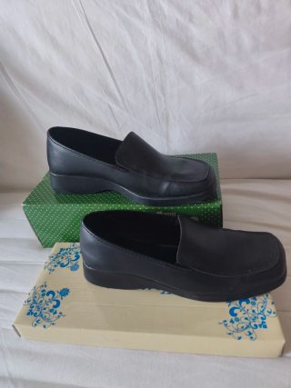 Mocasines negros para señora