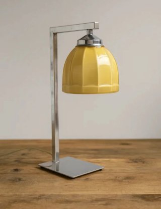 Candeeiro Vintage Opalino Vidro Metal