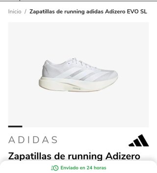 Zapatillas Adidas Adizero EVO SL Hombre