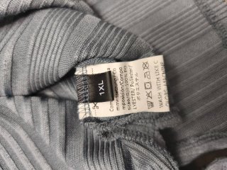Jersey gris manga larga