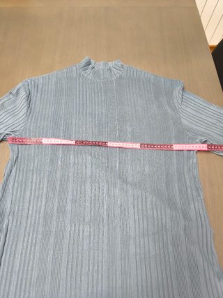 Jersey gris manga larga