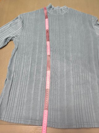 Jersey gris manga larga