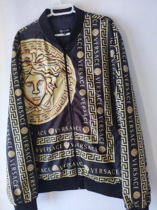 Giubbotto Versace XL Nero e Dorato