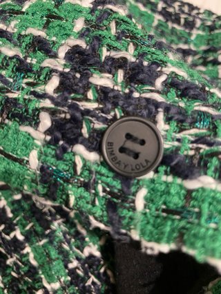 Chaqueta Bimba y Lola cuadros verde