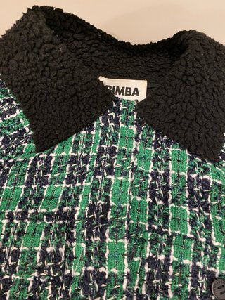 Chaqueta Bimba y Lola cuadros verde