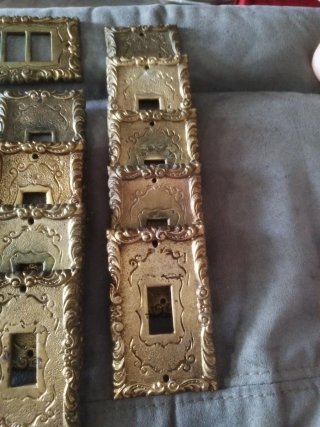 12 Placas Interruptor Vintage MACA S.A