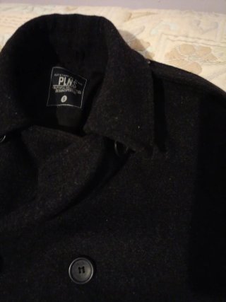 Abrigo Polinsia Lana Gris oscuro