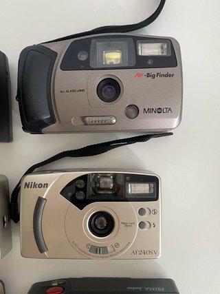 Lote di fotocamere analogiche compatte 35mm