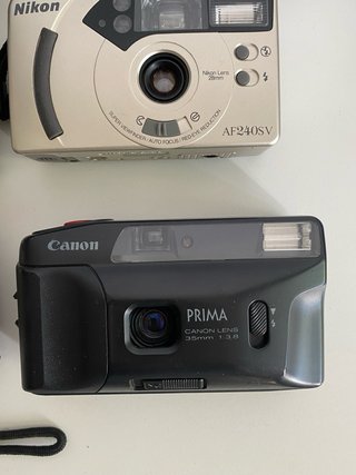 Lote di fotocamere analogiche compatte 35mm