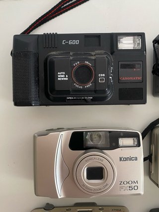 Lote di fotocamere analogiche compatte 35mm
