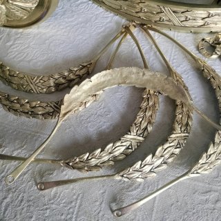 LAMPARA ANTIGUA BRONCE Y CRISTAL