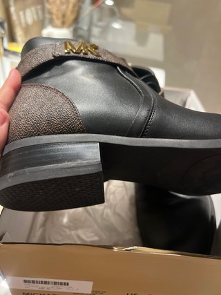 Botines Michael Kors Negro y Marrón