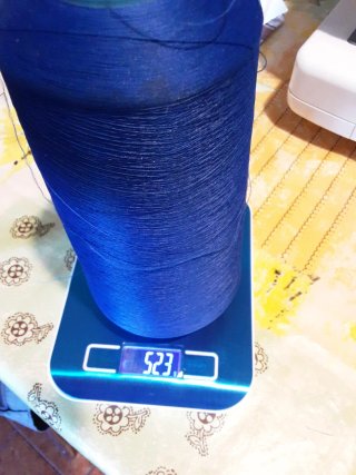 Grande Bobina filo blu