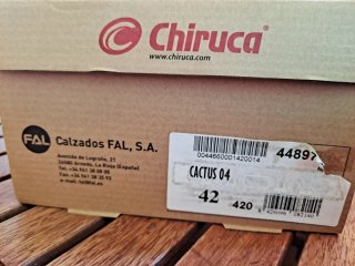 Sandalias Chiruca senderismo Caqui Talla 42