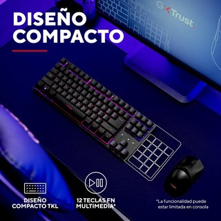 Teclado Gaming GXTrust TKL RGB Español NUEVO