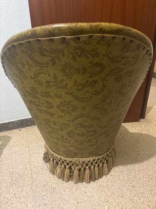 Butaca retro con flecos