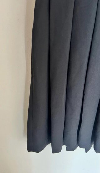 Vestido Zara Escote V Sin Mangas Negro