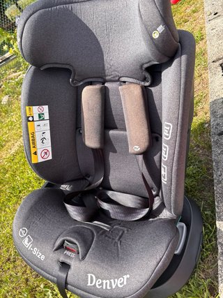 Silla coche bebé giratoria 360º Isofix negra